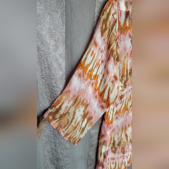 👚 Sundance Women's Top 100% Silk Flawed - Picture 2 of 16